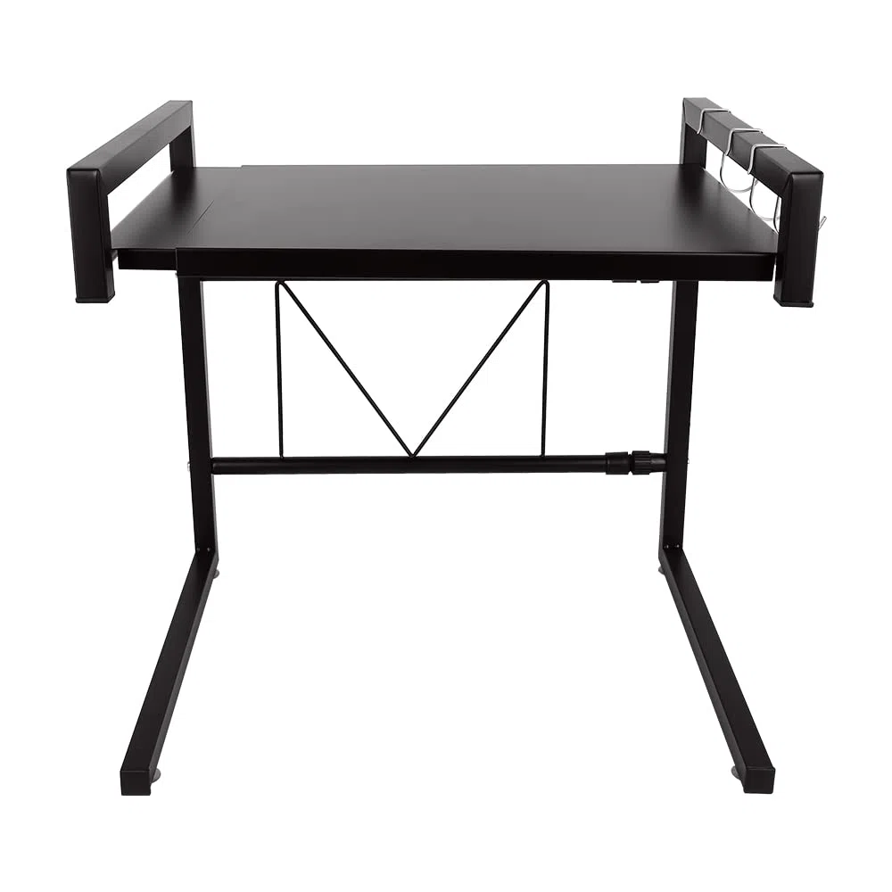 LANTUS Mensola Microonde Allungabile Forno a Supporto,Scaffale per Forno a Microonde Cucina della Griglia del Forno Salvaspazio (42 cm (40-65 cm) - nero)