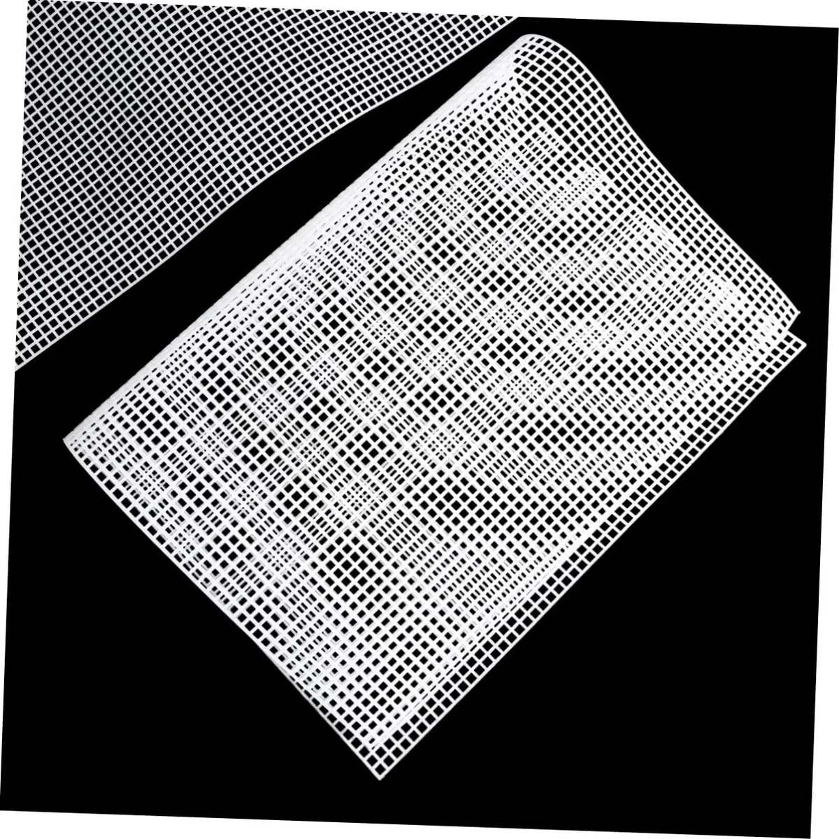 Rete Plastica Resistente e Versatile 10 Pezzi per Ricamo a Punto Croce Bianca Maglia Piccola Tagliabile, per Progetti DIY Lana