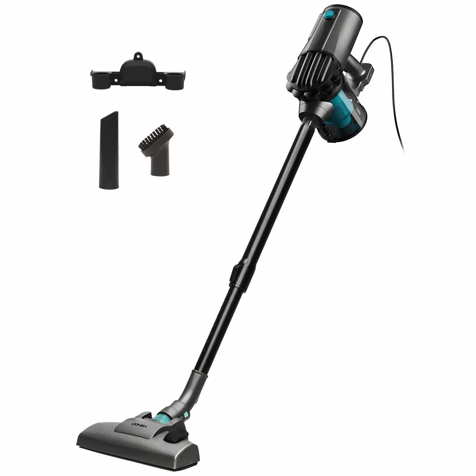 Cecotec Aspirapolvere Verticale Conga Thunderbrush 560. 2 in 1, 600 W, Tecnologia Ciclonica, Filtro ad Alta efficienza, Radio di Azione di 6 m, Basso Consumo, Include 2 Accessori