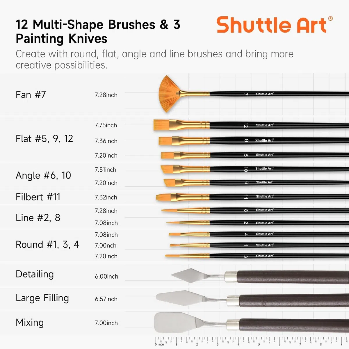 Shuttle Art Colori Acrilici per Dipingere 54 Pezzi, Set Pittura con 30 Colori, Cavalletto Pittura Legno, Tela, Pennelli, Tavolozza, Blocco da Disegno, Acrylic Paint per Bambini, Adulti Artisti