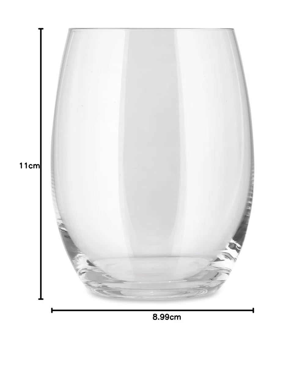 Alessi Mami XL Bicchiere per Long Drink, Vetro Cristallino, 12.5 x 18.8 x 18.8