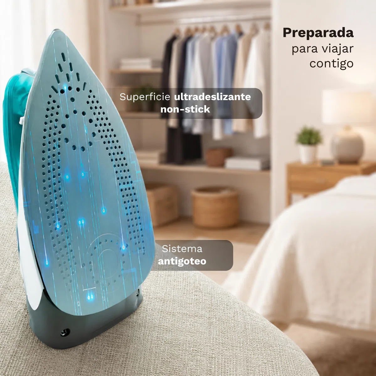 Grunkel PLV-900 - Piastra da viaggio, 900 W