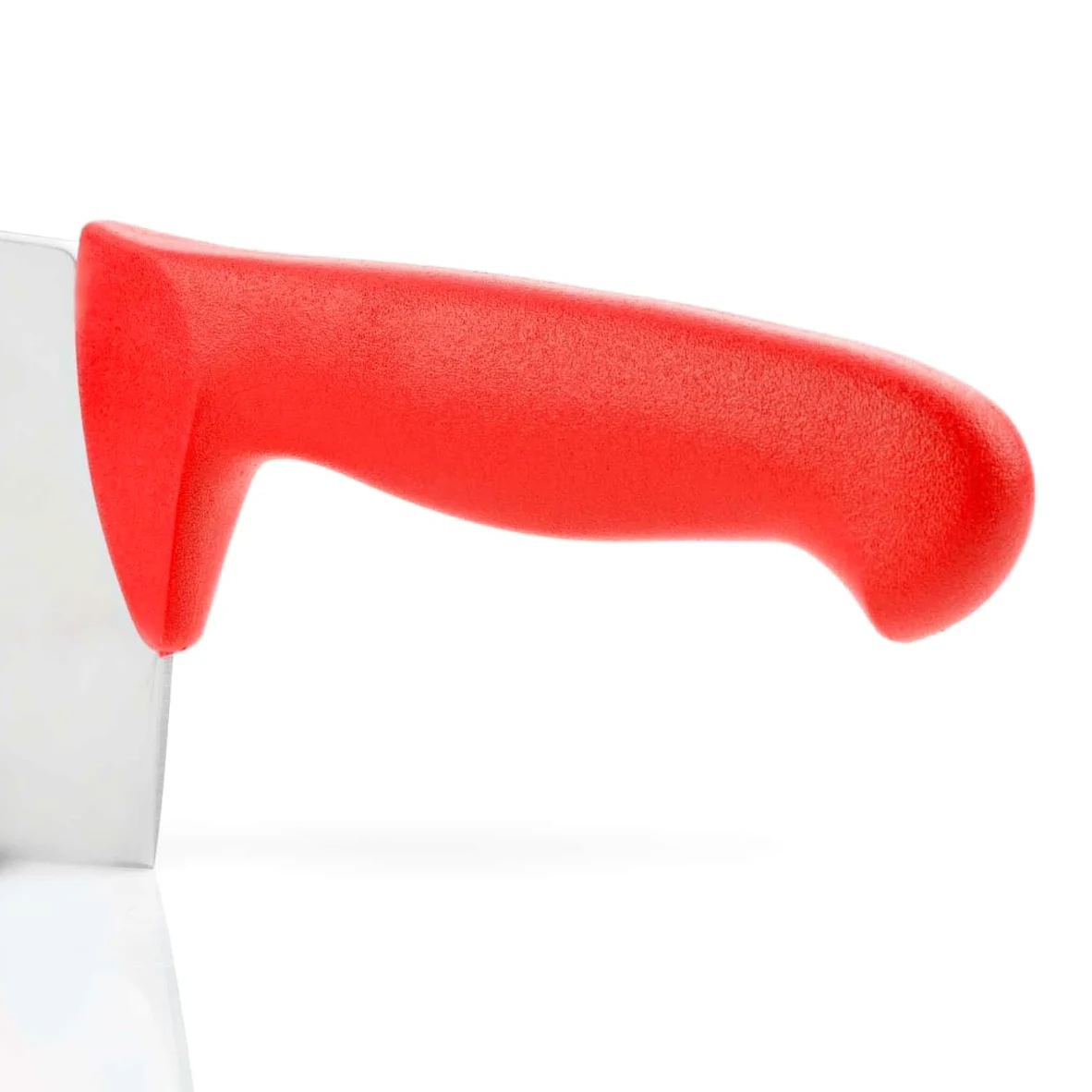 Arcos Coltello da Macellaio Cleaver – Lama in Acciaio Inossidabile 20 cm – Manico in Polipropilene, Resistente e Igienico con Sistema di Identificazione Colore – Rosso, Serie 2900