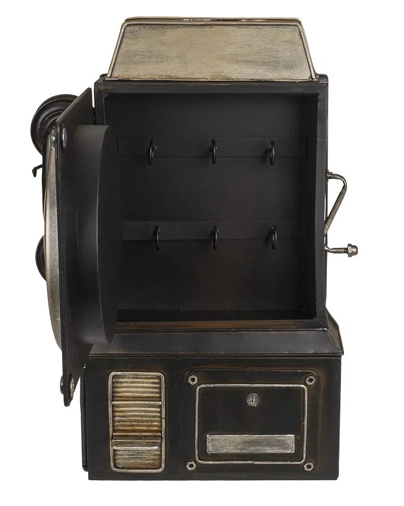 Portachiavi in Metallo, Telefono con Orologio