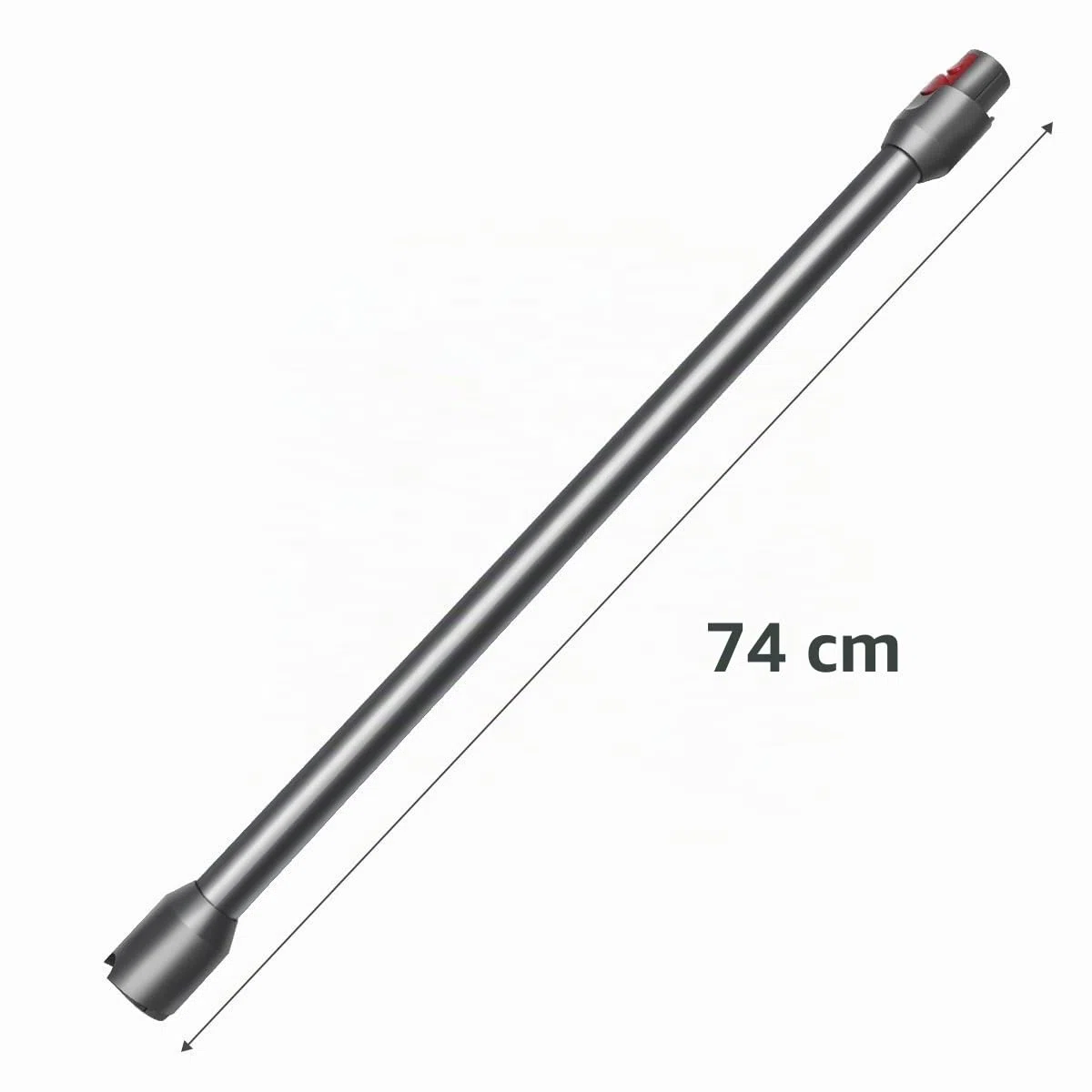 Tubo Prolunga di Ricambio per Dyson V12 Detect Slim Aspirapolvere, Tubo Telescopica Asta Rigida 74cm - nero