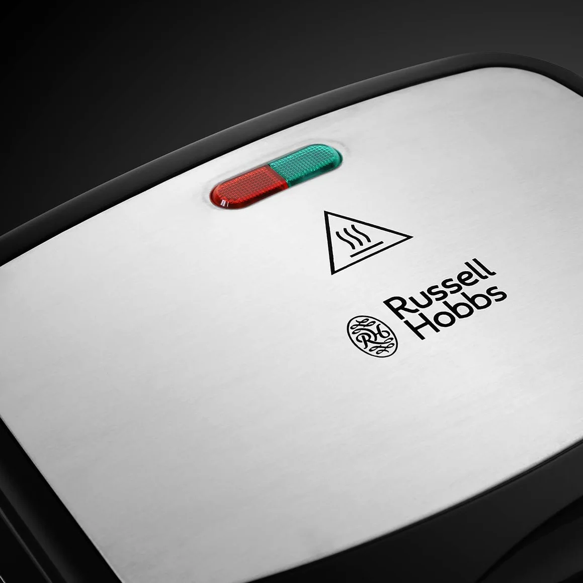 Russell Hobbs Fiesta Sandwich Maker Deep Fill 3-in-1, Sandwich, Waffle, Grill, 760 W, Funzioni Panini, Toast e Griglia, Design Compatto Nero – 24540-56