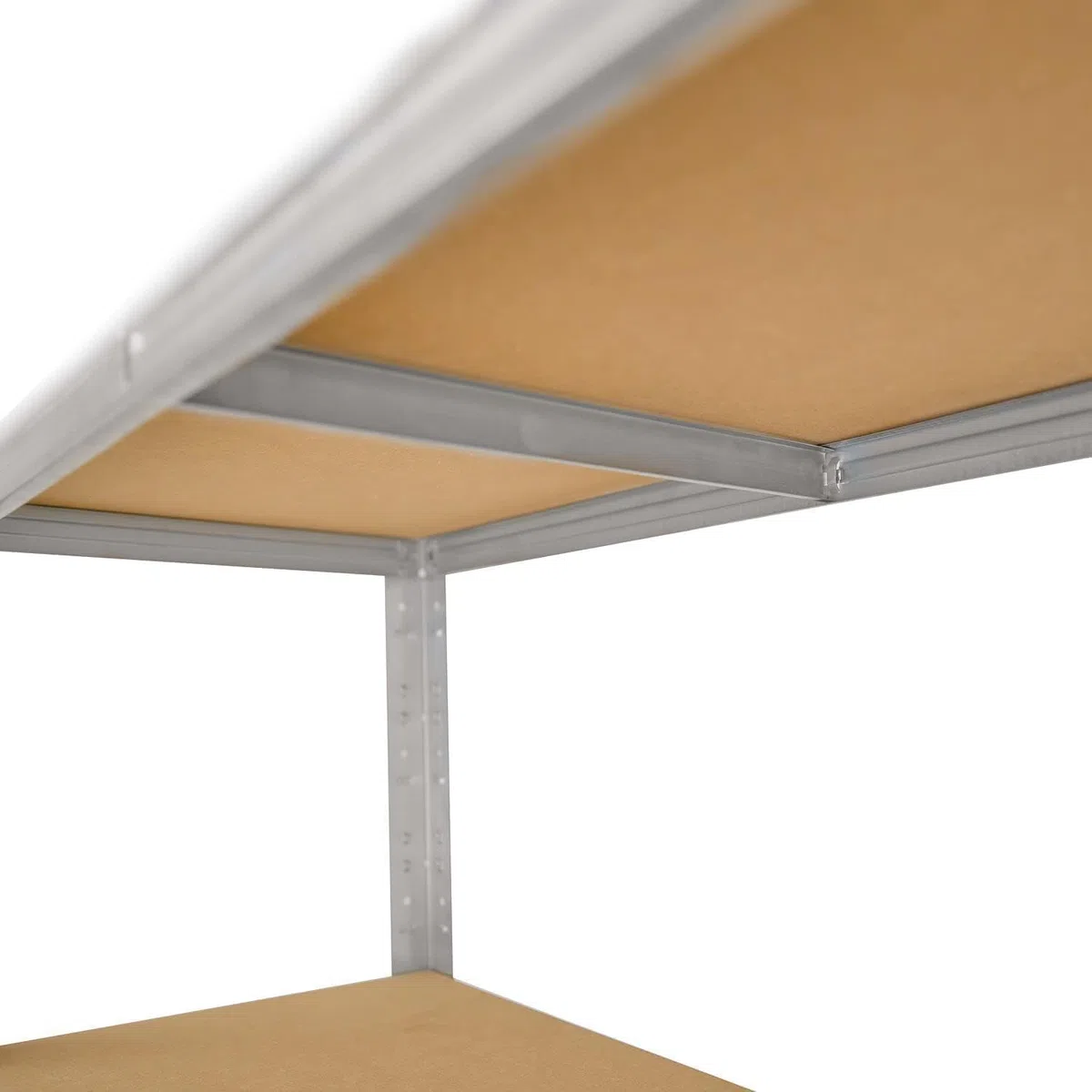 AERREGI SCAFFALE SCAFFLATURA in Metallo per Officina E Garage 180x60x30 cm | SCAFFALE 5 ripiani con pannelli MDF montaggio a scatto semplice | Portata Massima 500 kg