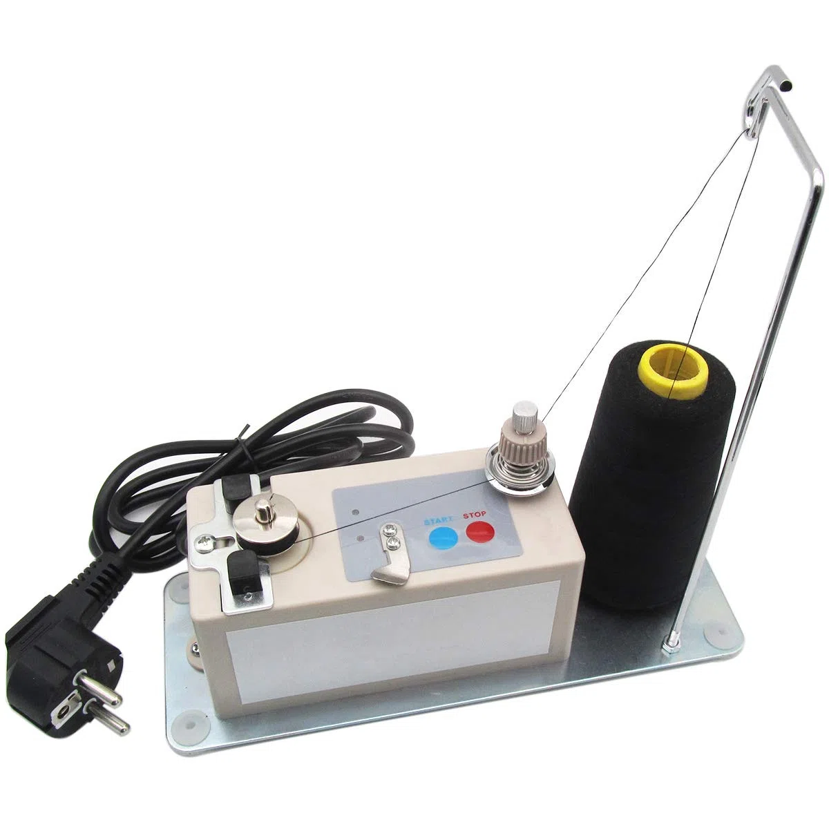 CKPSMS Marca - Avvolgitore automatico 220V e supporto Adatto per Bobine con foro centrale da 1/4 "(6 mm) (KP-SBW01 Europe Plug 220V)