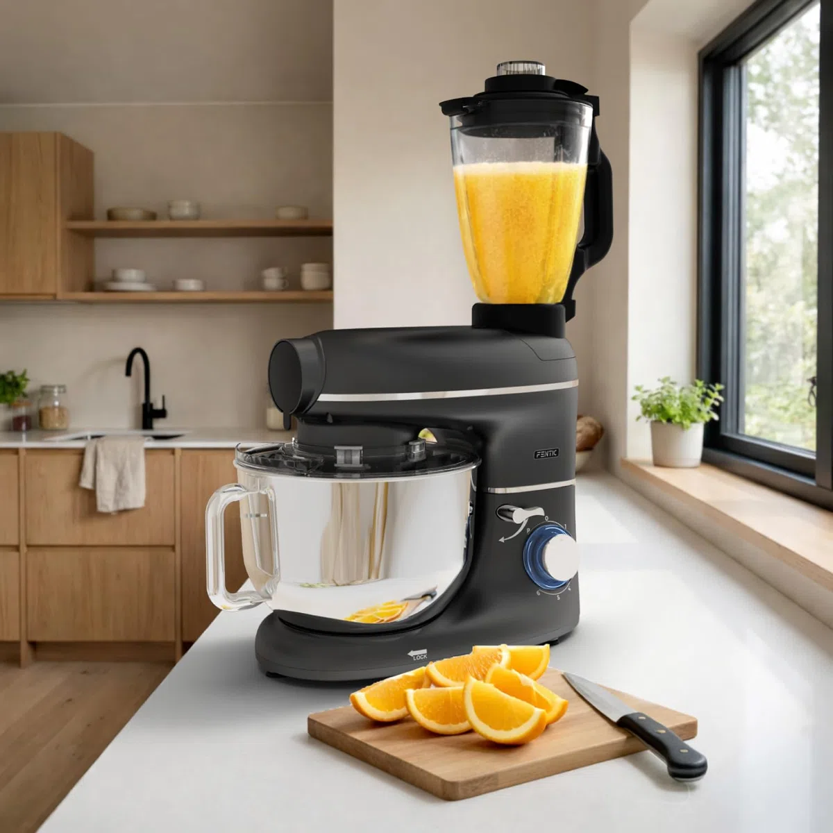Brocca frullatore - Caraffa frullatore adatta per Fentic SM-1504P e SM-1504BM