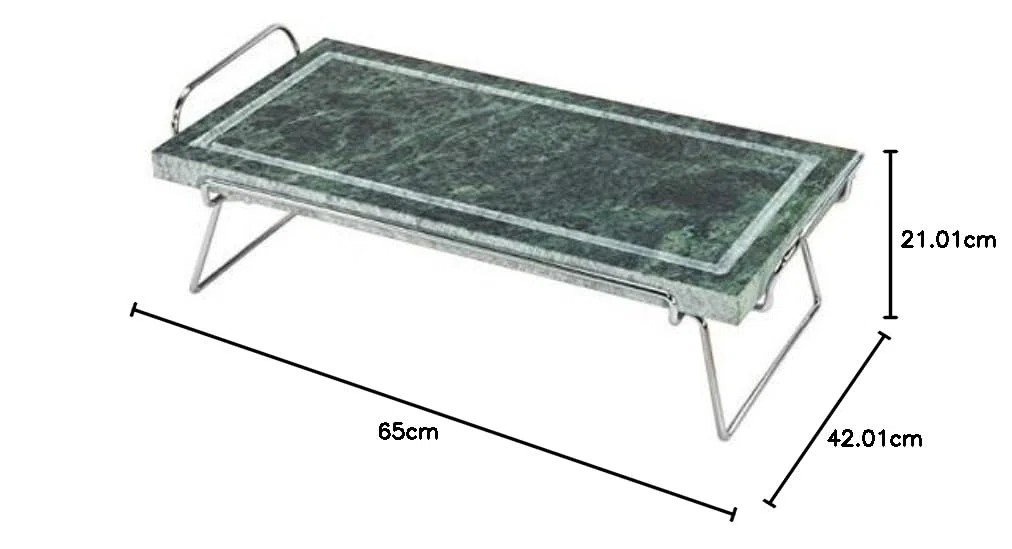 Ilsa ILS009 Pietra Ollare, Rettangolare, 19 x 37 cm