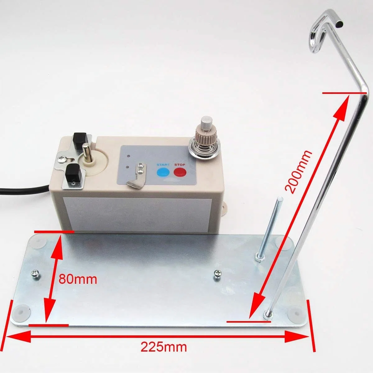 CKPSMS Marca - Avvolgitore automatico 220V e supporto Adatto per Bobine con foro centrale da 1/4 "(6 mm) (KP-SBW01 Europe Plug 220V)