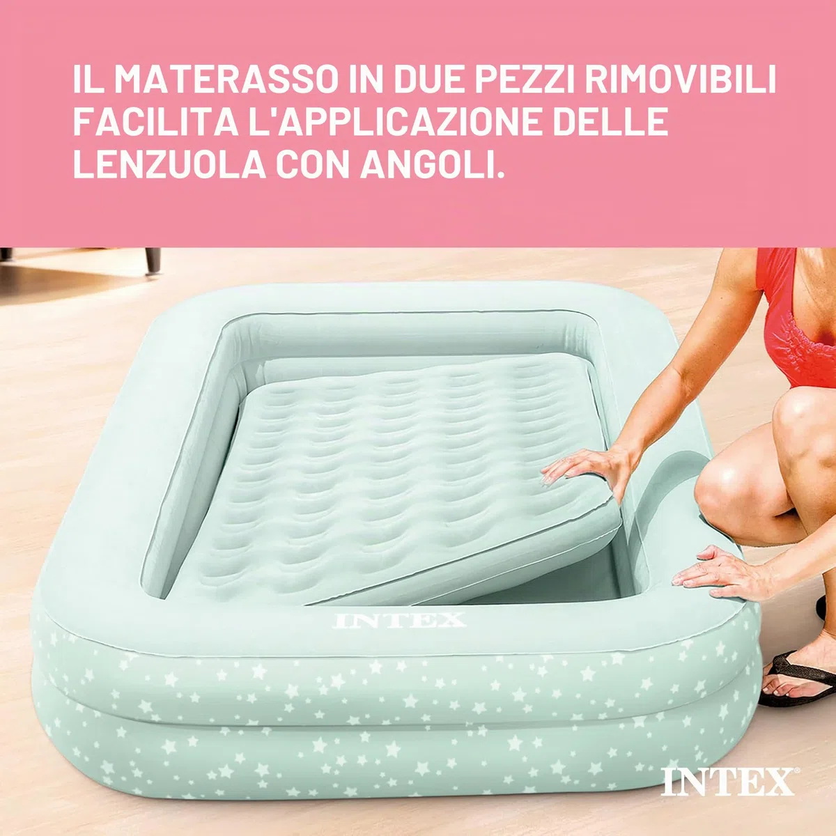 Intex Letto da viaggio Kidz con extra comfort