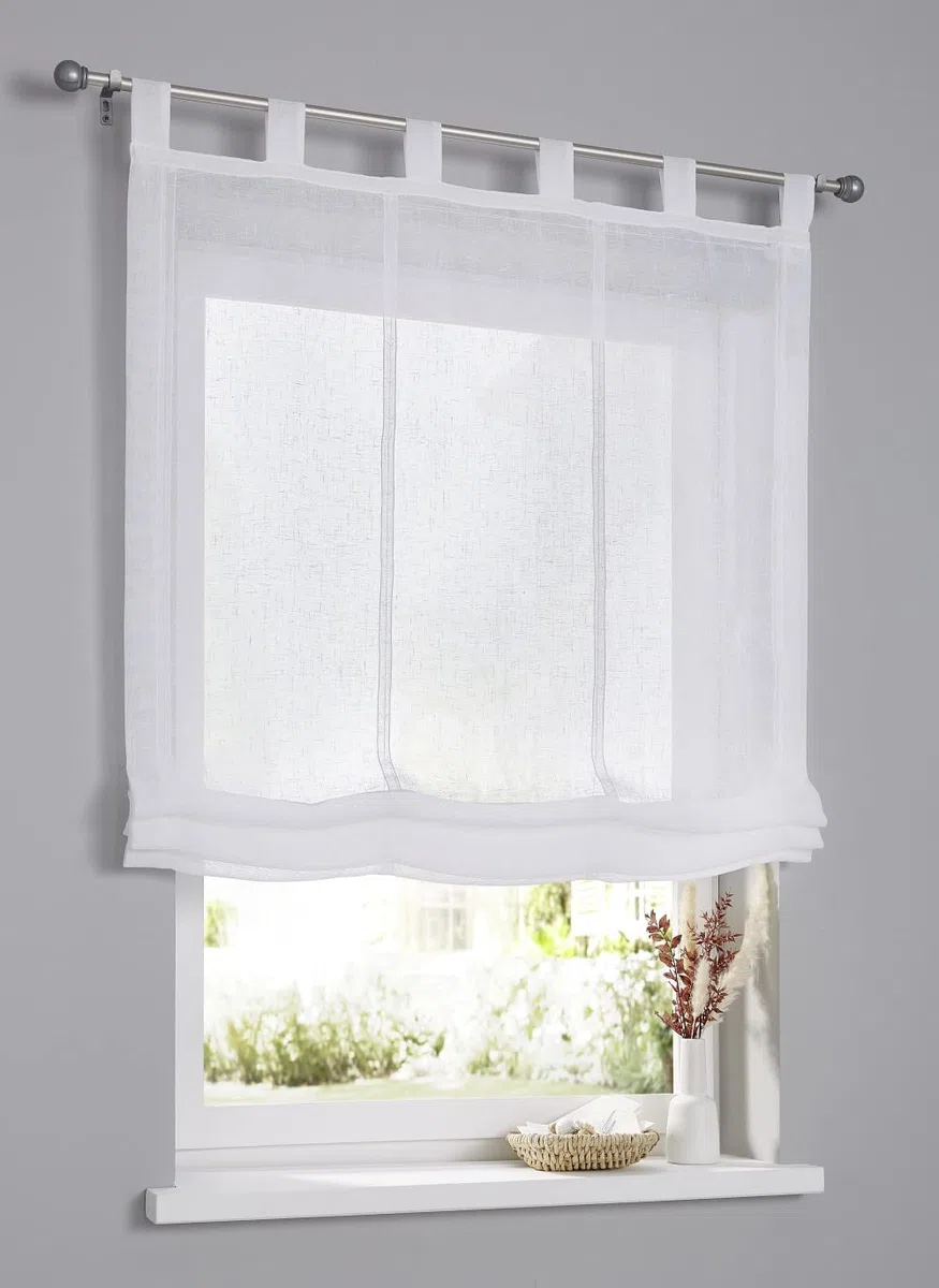 Kutti Tenda a Pacchetto Brondby Passanti Bianco 100 x 145 cm