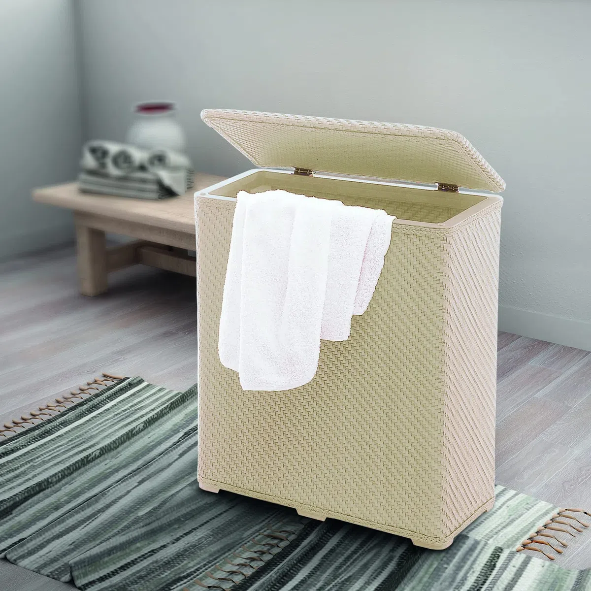 Gedy - COFFRE LINGE PLASTIC BEIGE - Gedy - G-20380300300