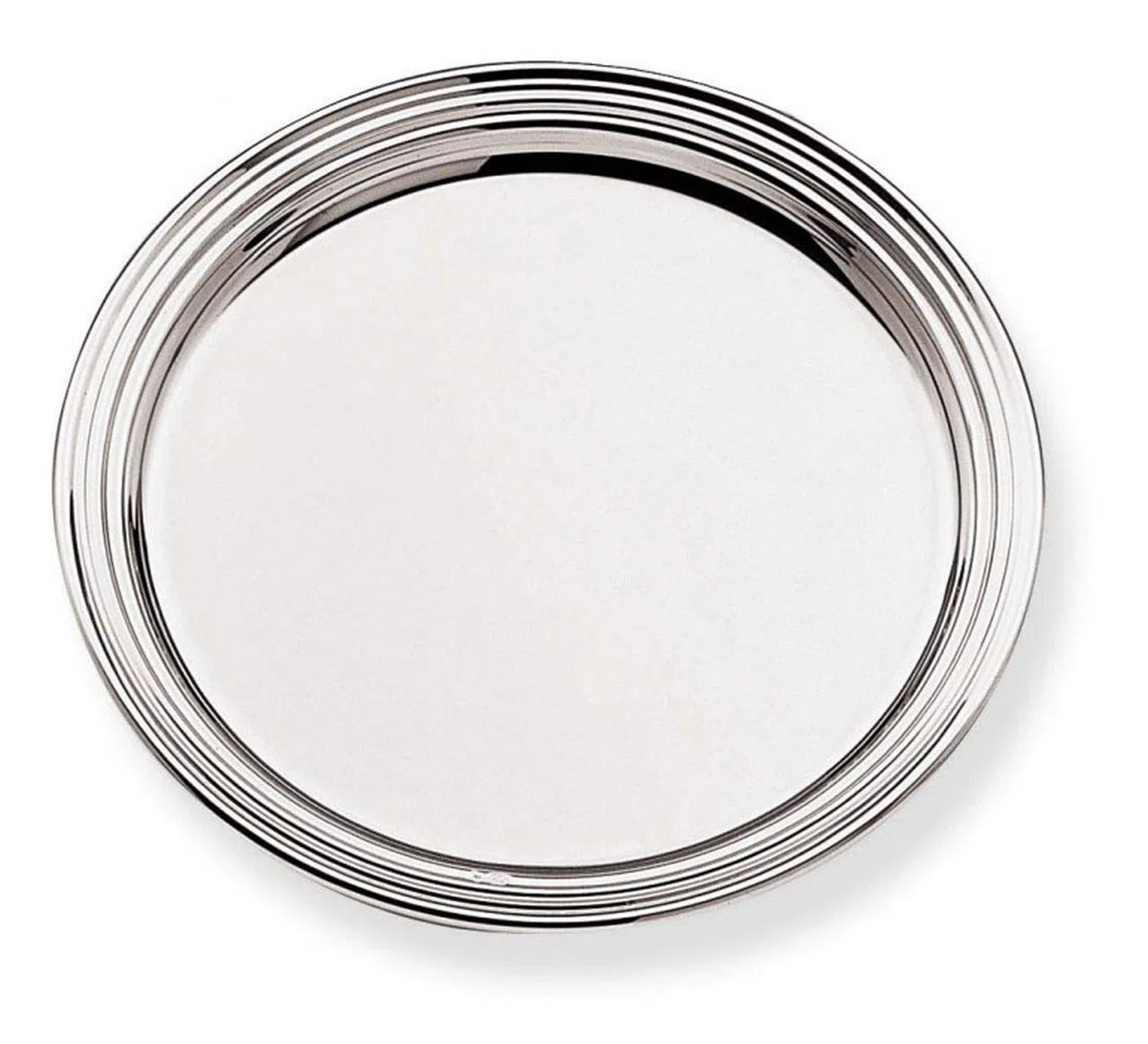 SWEET HOME Sottottobicchiere piattino pane placcato argento stile Inglese cod.SS01552SP cm diam.12 by Varotto & Co.