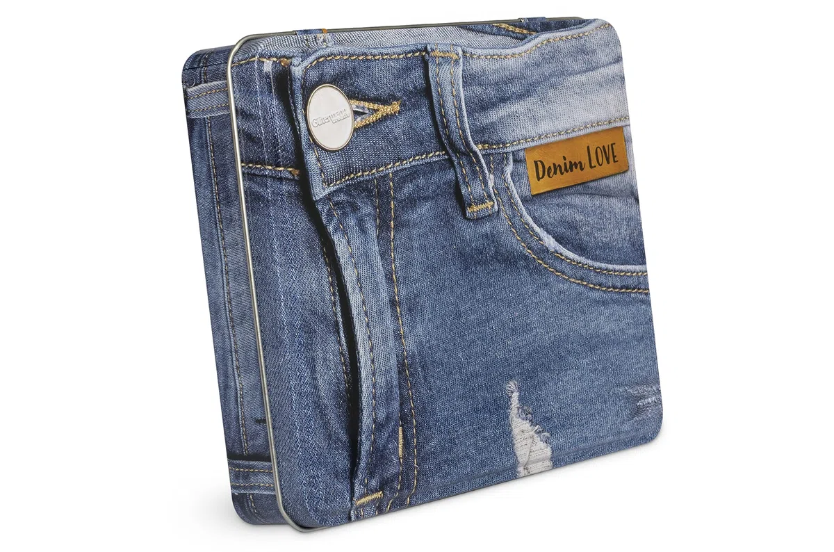 Gütermann Creativ Denim Scatola, Polyester, Multicolore, 16.6x14.2x3.5cm