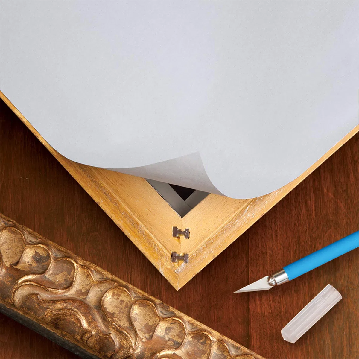 Lineco Carta di supporto con cornice grigia, 61 x 182,9 cm