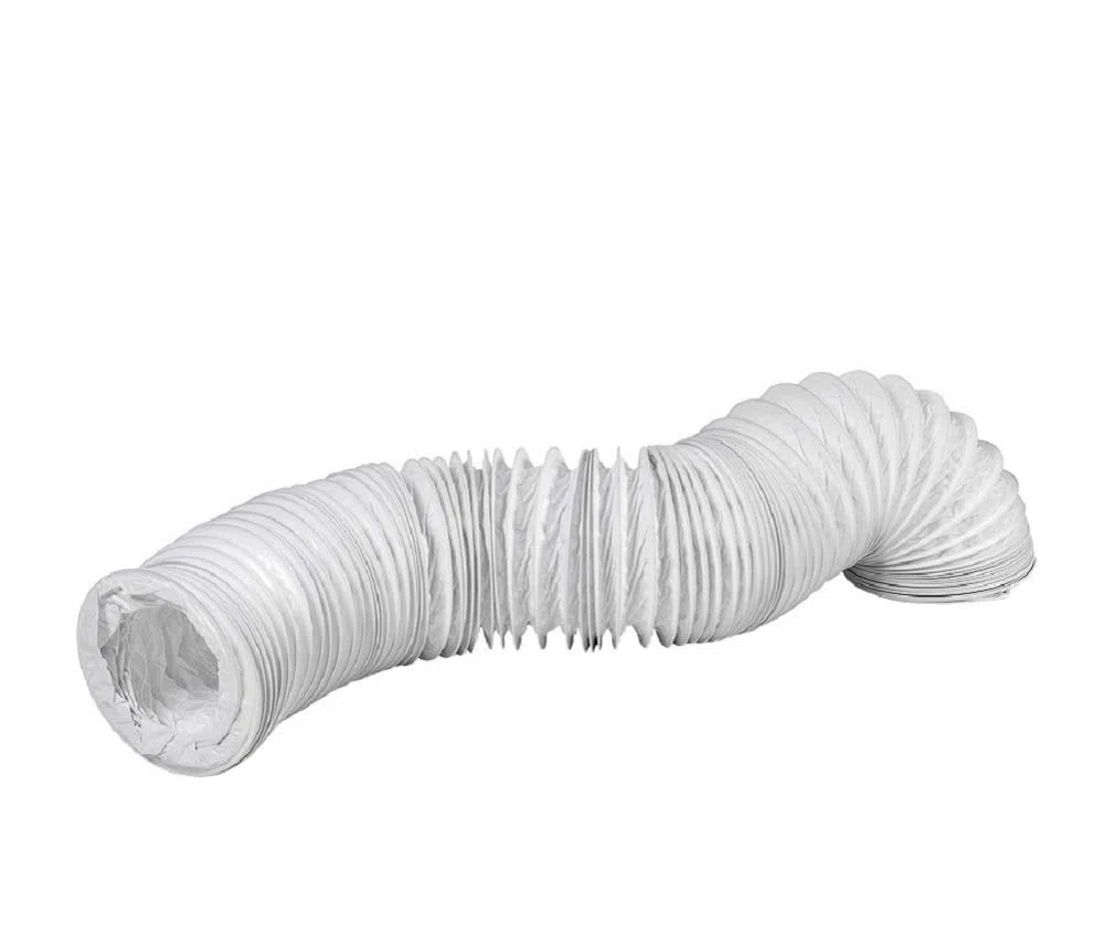 Ø 160mm Tubo Flessibile di Scarico in PVC - Tubo Condizionatore Portatile - Tubo per Cappa Cucina - 6m Lunghezza del Condotto dell'aria
