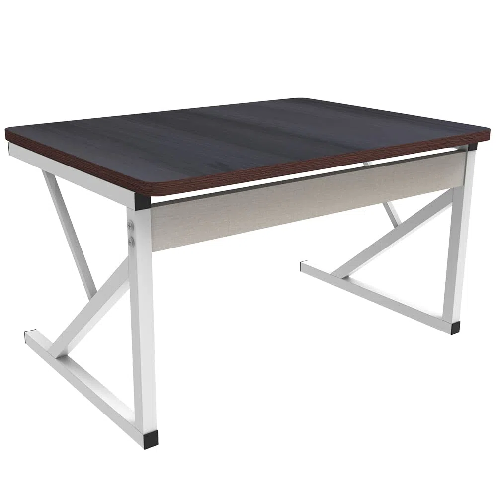 HUOLE Scaffalatura Mobile Scaffale Porta Microonde Struttura in Metallo con Ripiano in Legno MDF Organizer Mensola Porta Utensili Strumenti Cucina Design Moderno-54 * 35 * 34,5 cm-nero