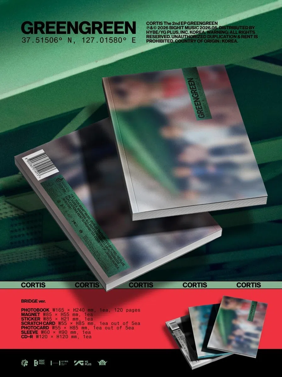 CORTIS [GreenGreen] 2° album EP (BRIDGE ver.)
