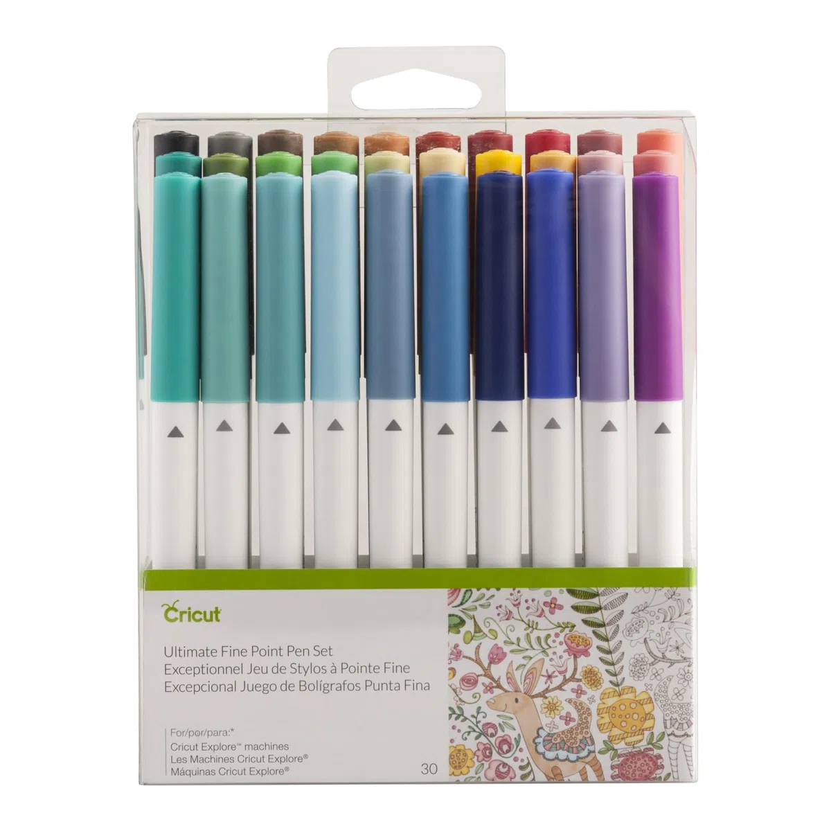 Cricut Set di Penne a Punta Sottile Ultimate (30 pezzi)