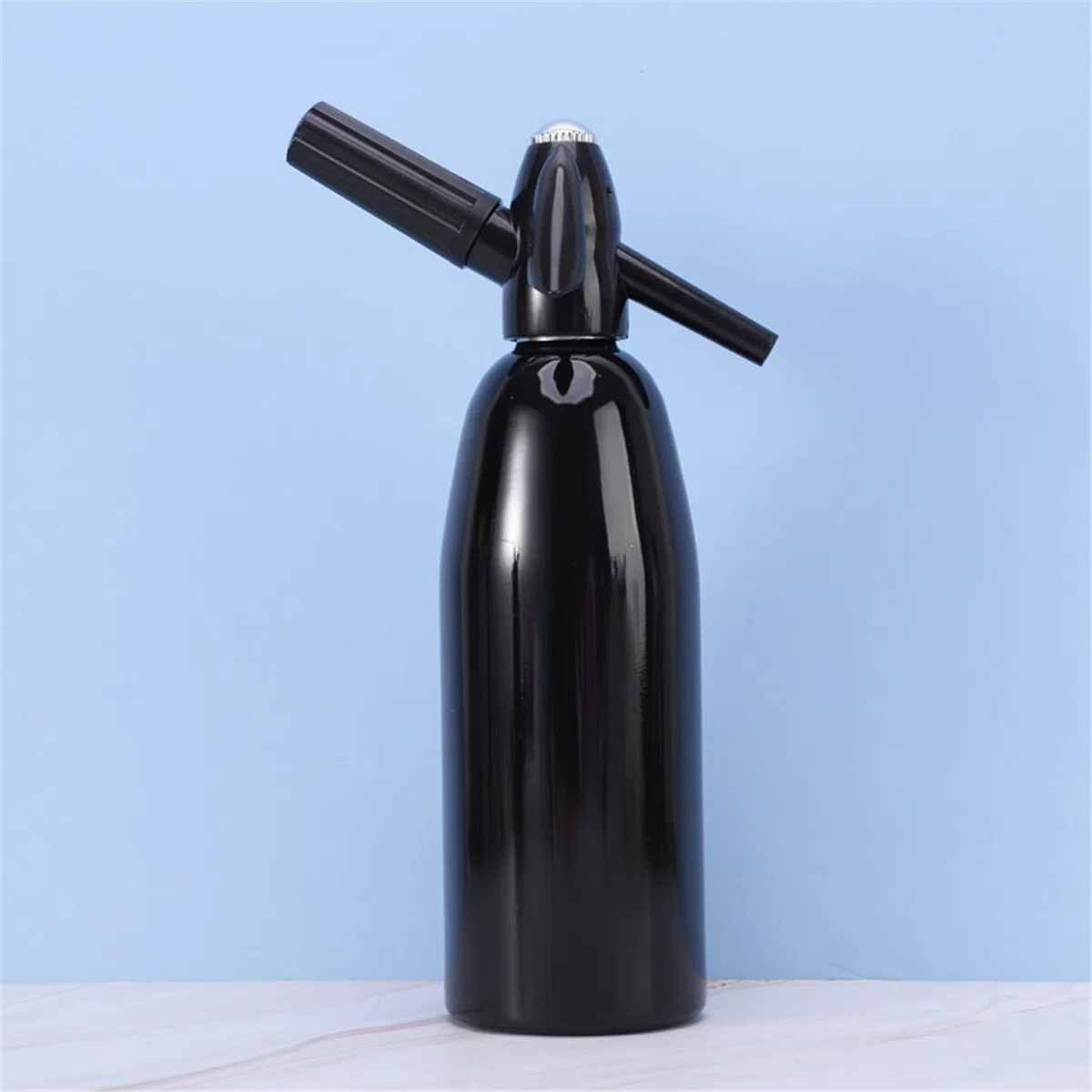 1L Alluminio Soda Sifone Maker Manuale Fatti in Casa Mojito Gin Cocktail Vino Spritzers Riutilizzabile Durevole Bevande FAI DA TE Facile da Usare Pulito Bar Strumento da Cucina