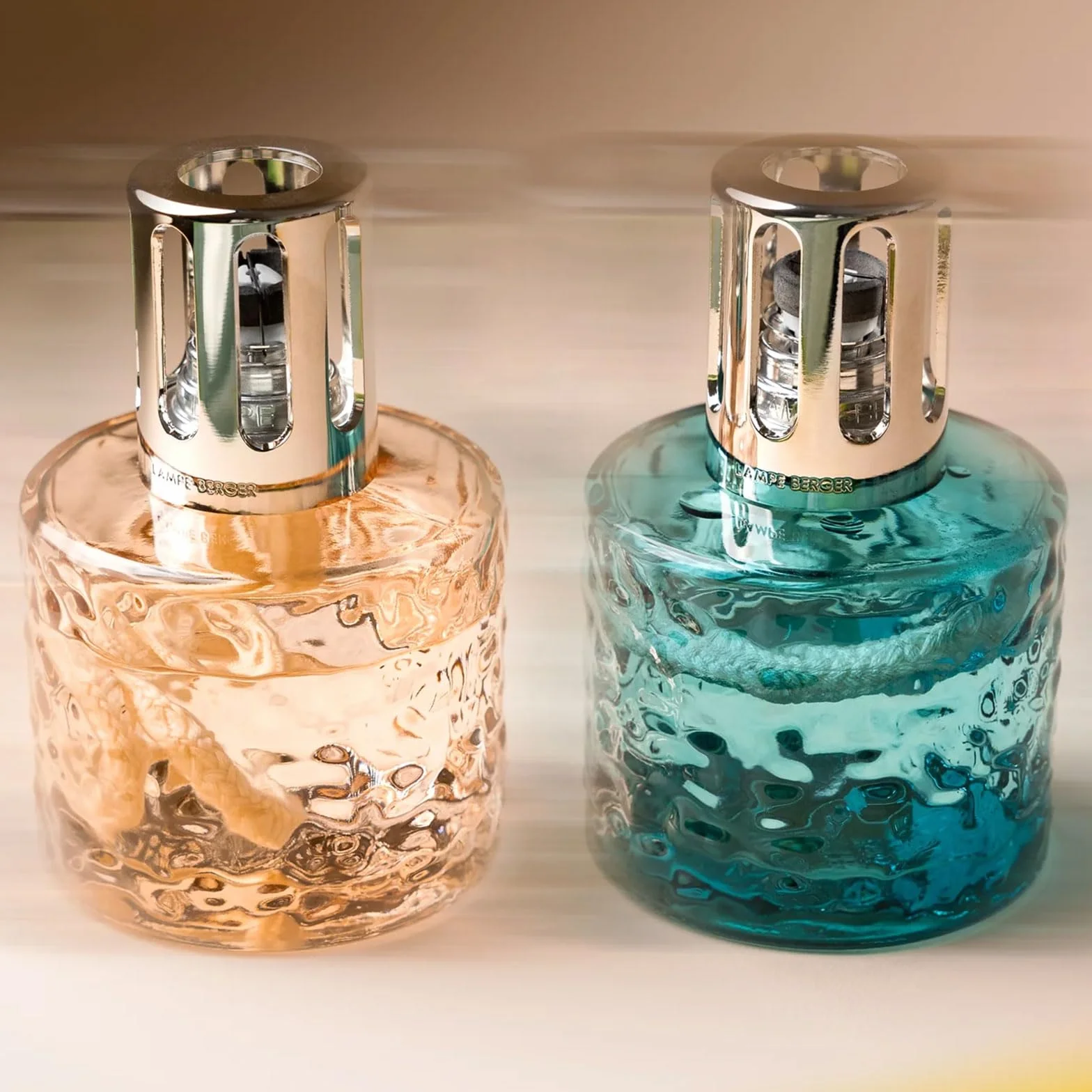 Lampe Berger Lampada Catalitica Cofanetto Mirage Nude con Flacone 250ml Home Sweet Home