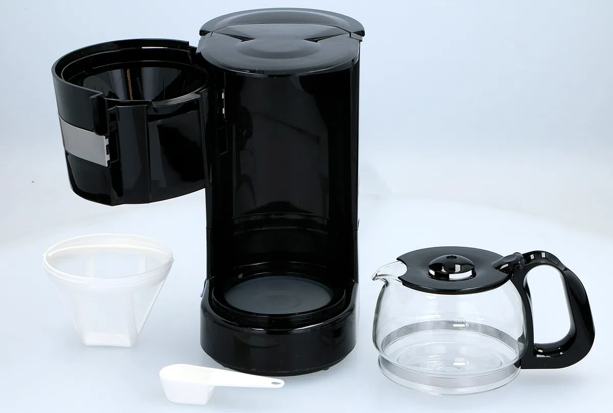 All Ride Macchina Caffè 24 Volt - Macchina Caffe Americano Accendisigari per Auto e Camion - Caffe Automatica Filtro - Funzione Mantenimento Caldo - Macchina da Caffè con Caraffa in Vetro - Nero