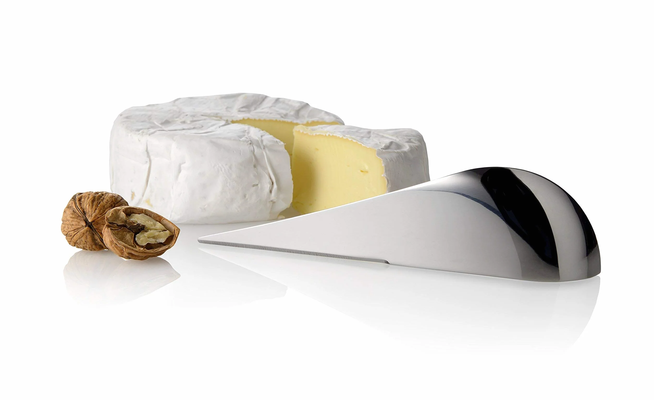 Alessi Atechinus AD01 - Coltello per Formaggi di Design in Acciaio Inossidabile 18/10, Lucido
