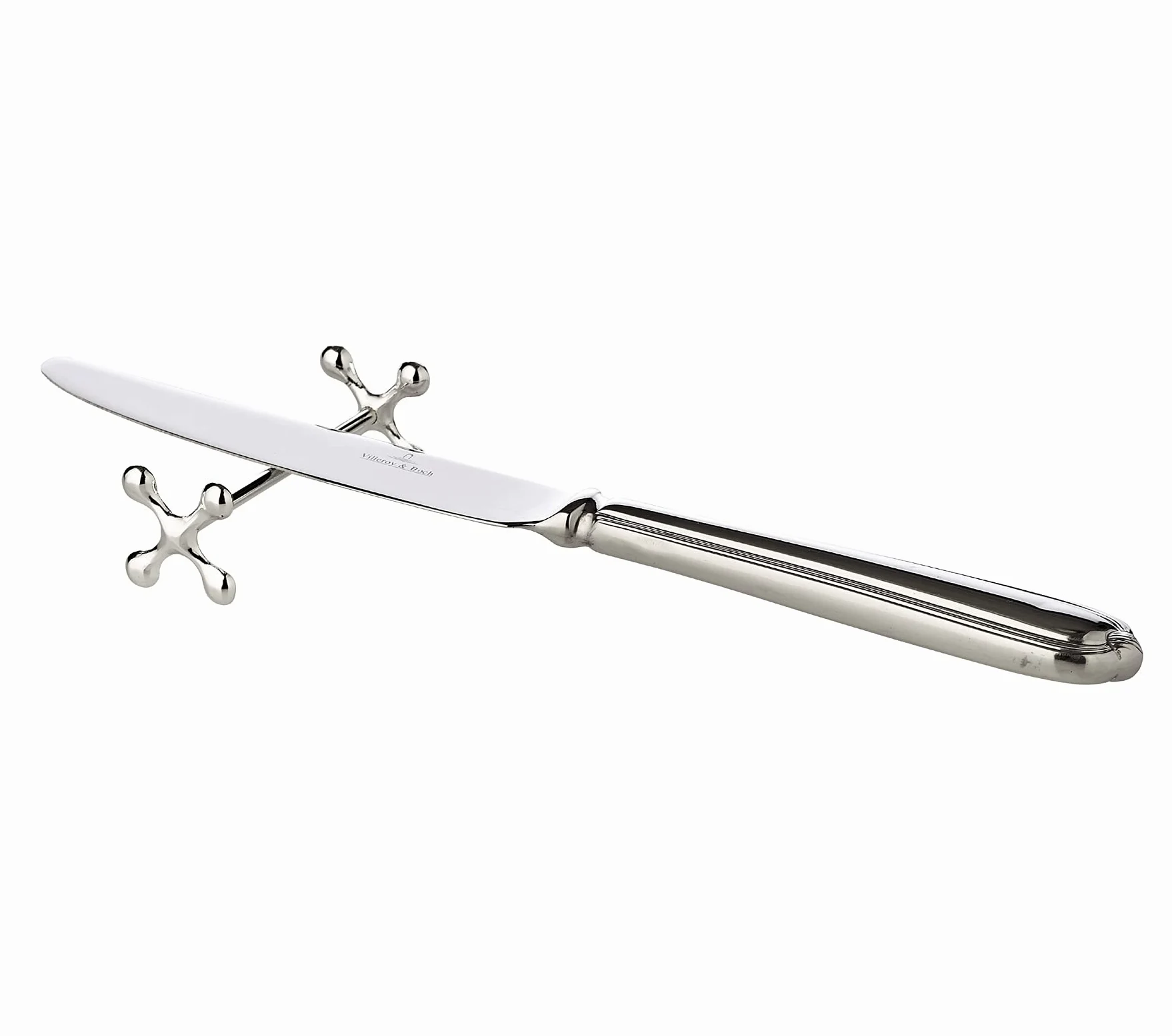 Edzard Set da 6 reggiposata Croce, Lunghezza 7 cm, Placcato in Argento pregiato, antiossidante