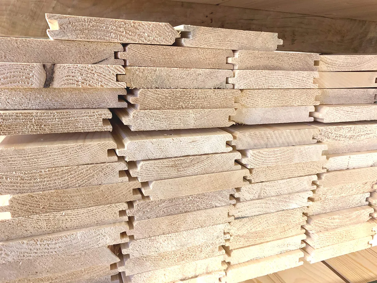 Perline sottotetto abete non trattato qualità commerciale sp.mm.20 pz.10. Made in Italy. (mm.20x120x1000 pz.10 mq. 1,08)
