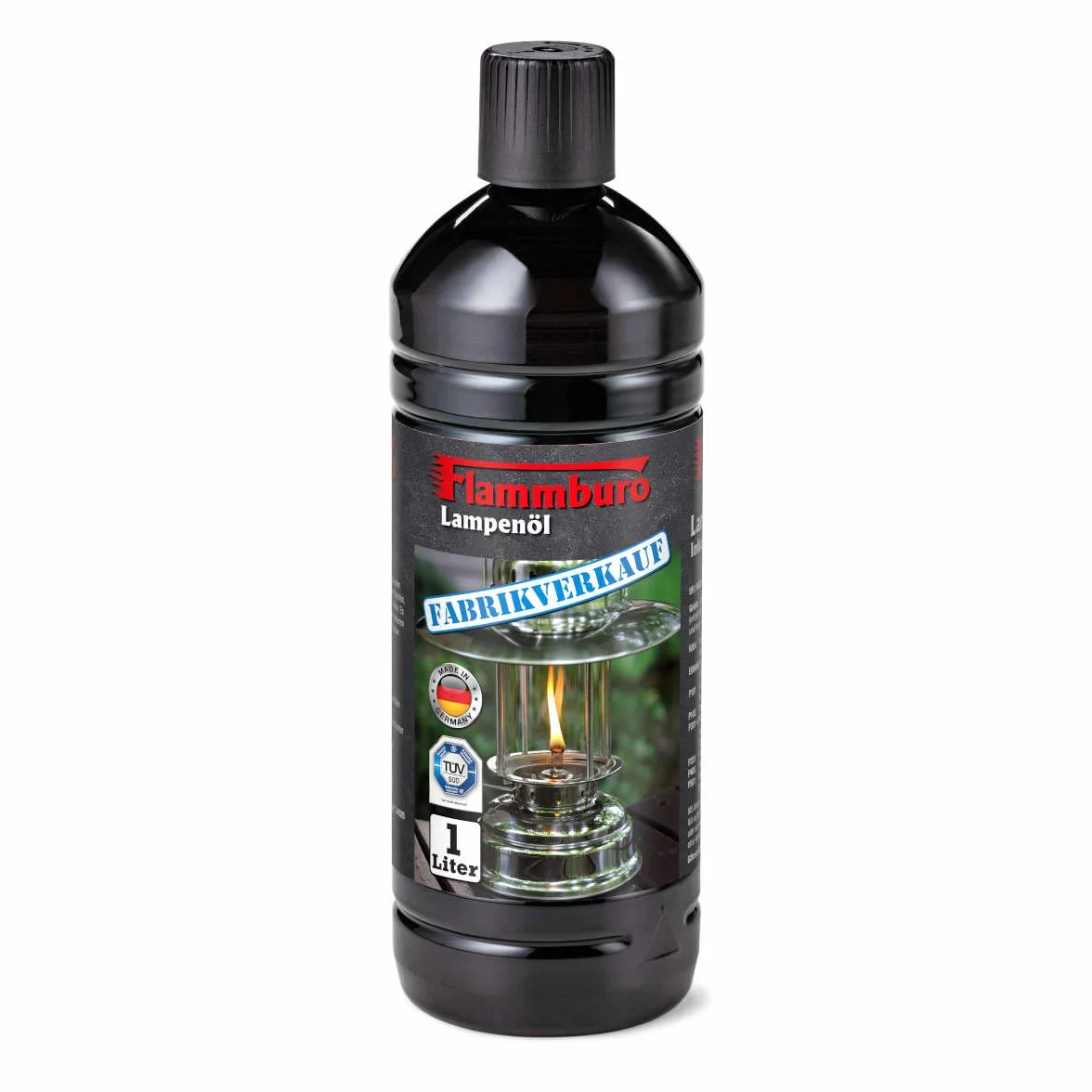 FLAMMBURO 6 Litri di Olio per lampade a Olio, lampade a Petrolio, torce da Giardino, Candele a Olio, Candele a Olio – 6 x 1 litro = 6 Litri