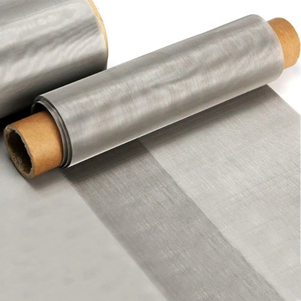 2 pacchetti 304 filo di acciaio inossidabile tessuto 120 Mesh maglia dello schermo fine Maglia d'acciaio tessuta per la maglia del filtro, tela di filtrazione, 30 X100CM