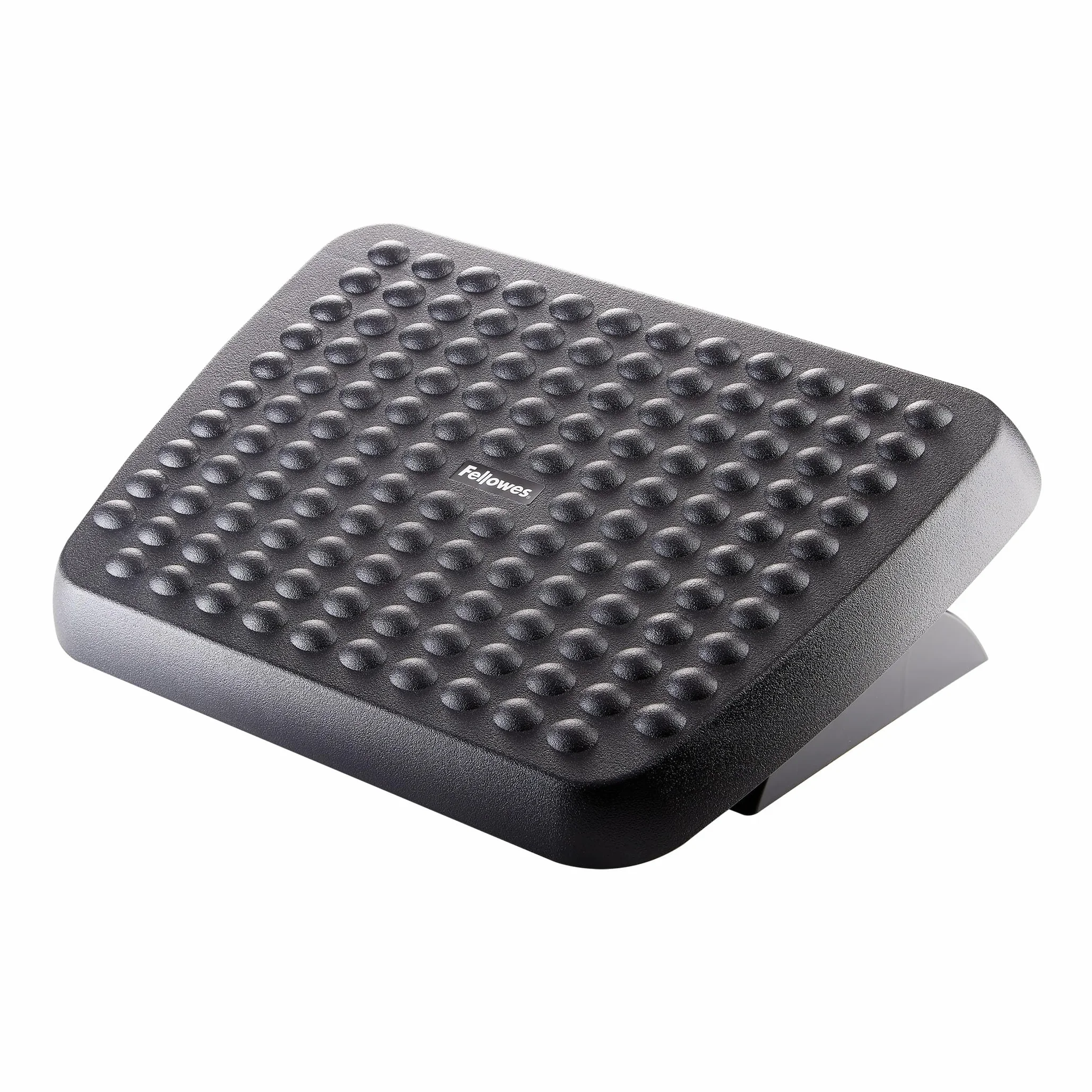 Fellowes poggiapiedi da scrivania standard, regolabile, poggia piedi ergonomico per casa e ufficio, colore nero