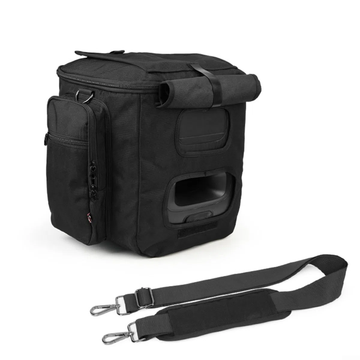 Custodia rigida da trasporto per JBL, per PARTYBOX per ENCORE Essential, borsa da viaggio in nylon 600D, con supporto per microfono, custodia protettiva per altoparlanti e accessori