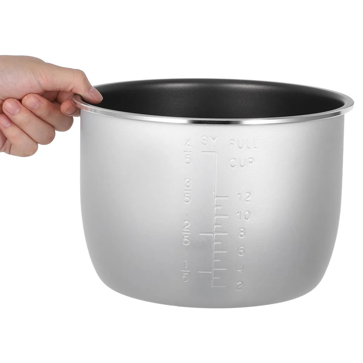 Ipetboom Pentola Interna Per Cuociriso Inserto Di Ricambio In Lega Di Alluminio Da 6 Litri Per La Cottura Del Riso Per Pentole Elettriche Per Uso In Cucina