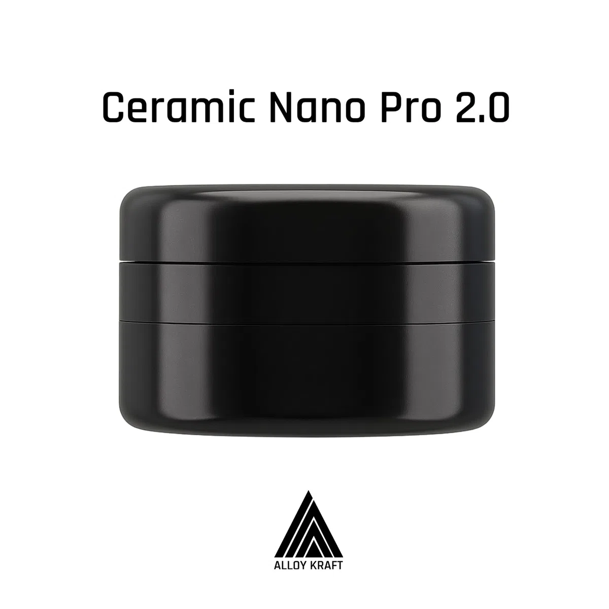 Grinder Premium CERAMIC NANO PRO 2.0 | Rivestimento Nano Ceramico Antiaderente | Sistema Quick-Connect senza filettatura con magnete N52 | Ø 62 mm Camera Profonda | Grinder per Erbe e Spezie