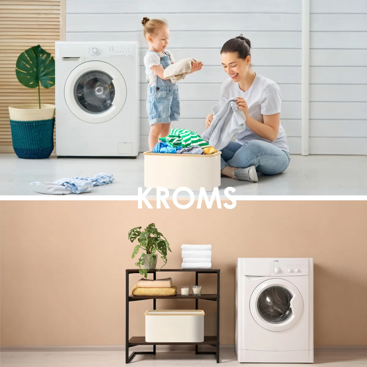 Cesto biancheria sporca pieghevole in bambù 45L – Beige - Leggero, stabile e salvaspazio – Cesta portabiancheria in bambù e cotone, traspirante e dal design moderno - Cestino bagno