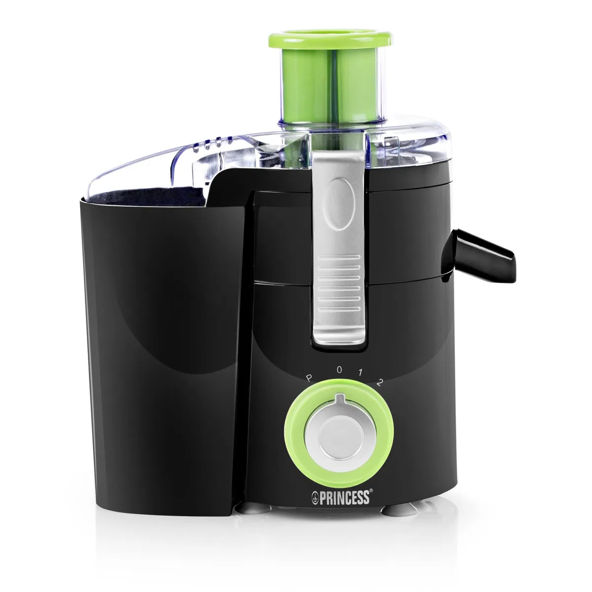 Princess Centrifuga Elettrica per Frutta e Verdura 202040, 250 W, 85 Decibel, plastica, 2 Velocità, Nero