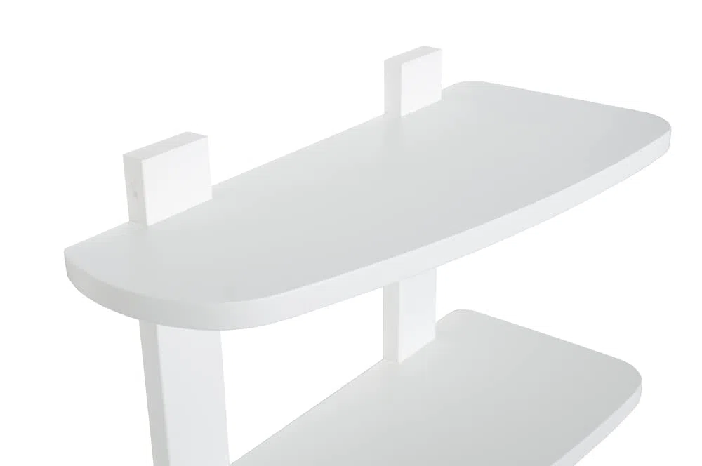 MODULARREDO | TR3, Mensola da Muro, Mensole Cameretta, Scaffale Pensile, 3 Ripiani, 48x58x21 cm, Arancione, Kit Tasselli Incluso - Made in Italy