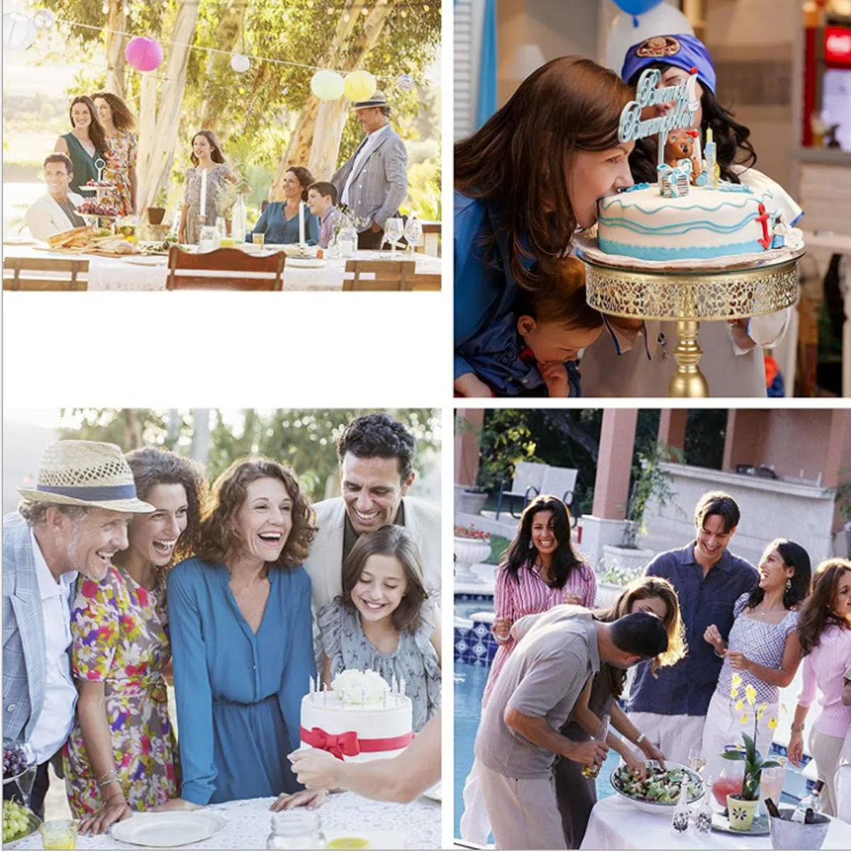 Alzata per torta in metallo dorato, espositori per torta rotondi Espositore per dessert rotondo Vassoio per espositori per cupcake Vassoio per biscotti per feste di compleanno, (10 pollici)