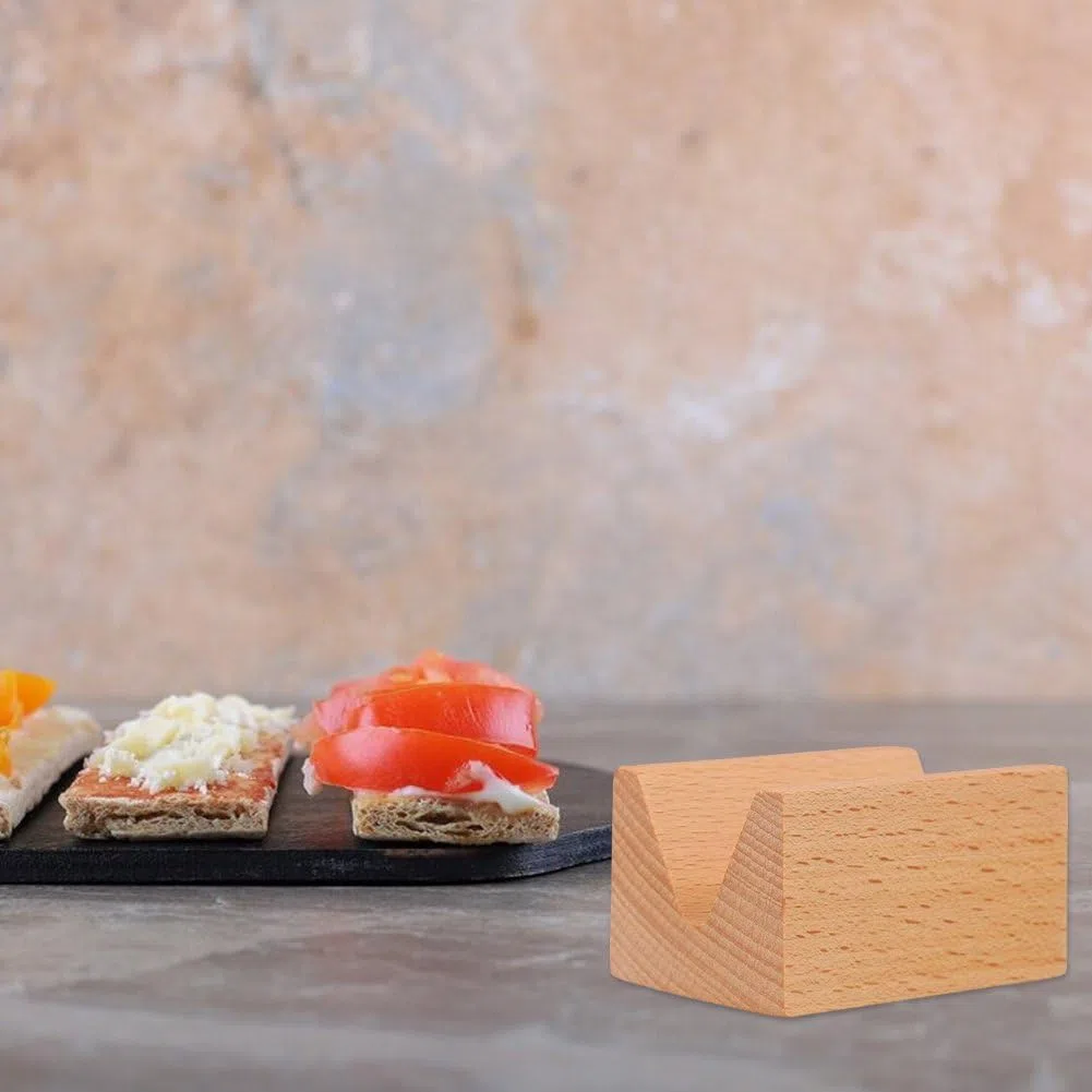 5 Pezzi Porta Sushi in Legno per Tacos, Porta Rotolo di Sushi, Porta Sushi in Legno Temaki, Espositore per Tacos per Servire Cibo Ristorante