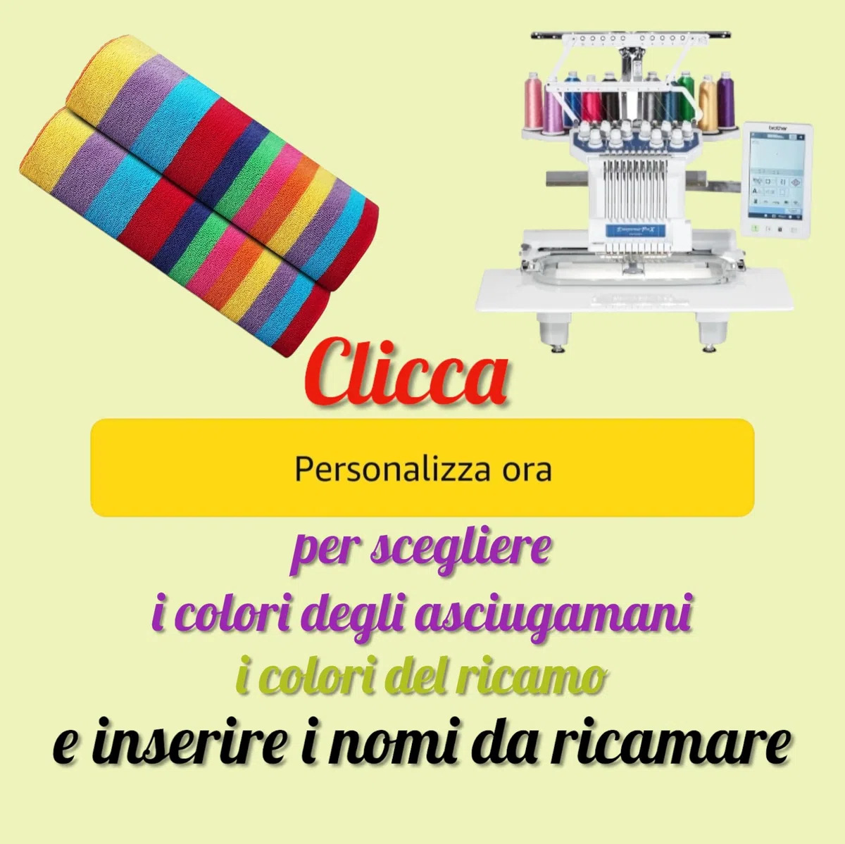 AmiAmarena Asciugamani personalizzati con nome ricamato. Set 4 asciugamani bagno personalizzati. 100% spugna di cotone (Vari colori, 2viso+2ospite)