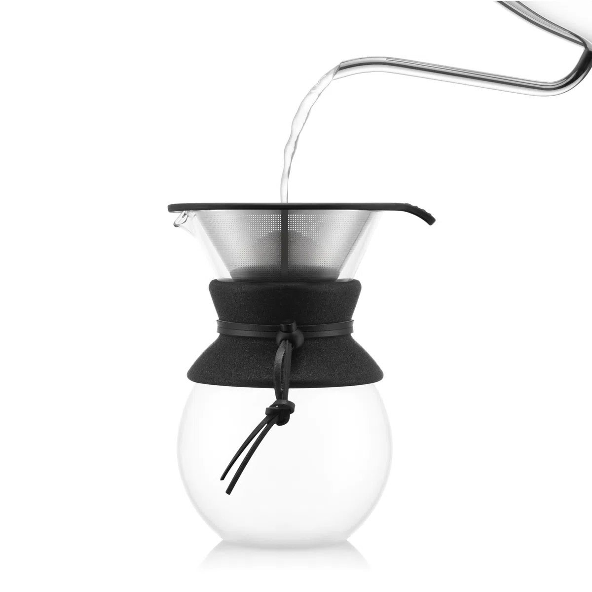 Bodum PER OVER Caffettiera, filtro permanente maglia inox, 1.0 l, 8 tazze