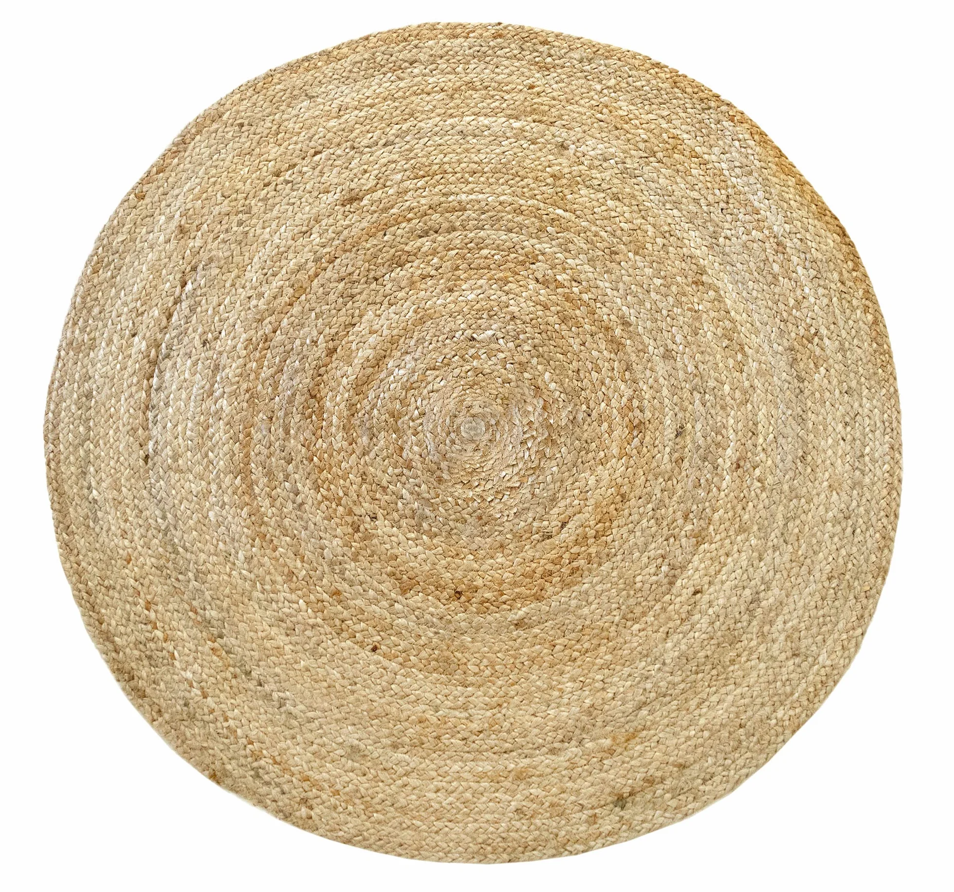HAMID - Tappeto in Juta Alhambra, 100% Fibra di Iuta Naturale, Tappeto Morbido e ad Alta Resistenza, Tessuto a Mano, Soggiorno, Camera da Letto, Tappeto Corridoio, Naturale (100x100cm)