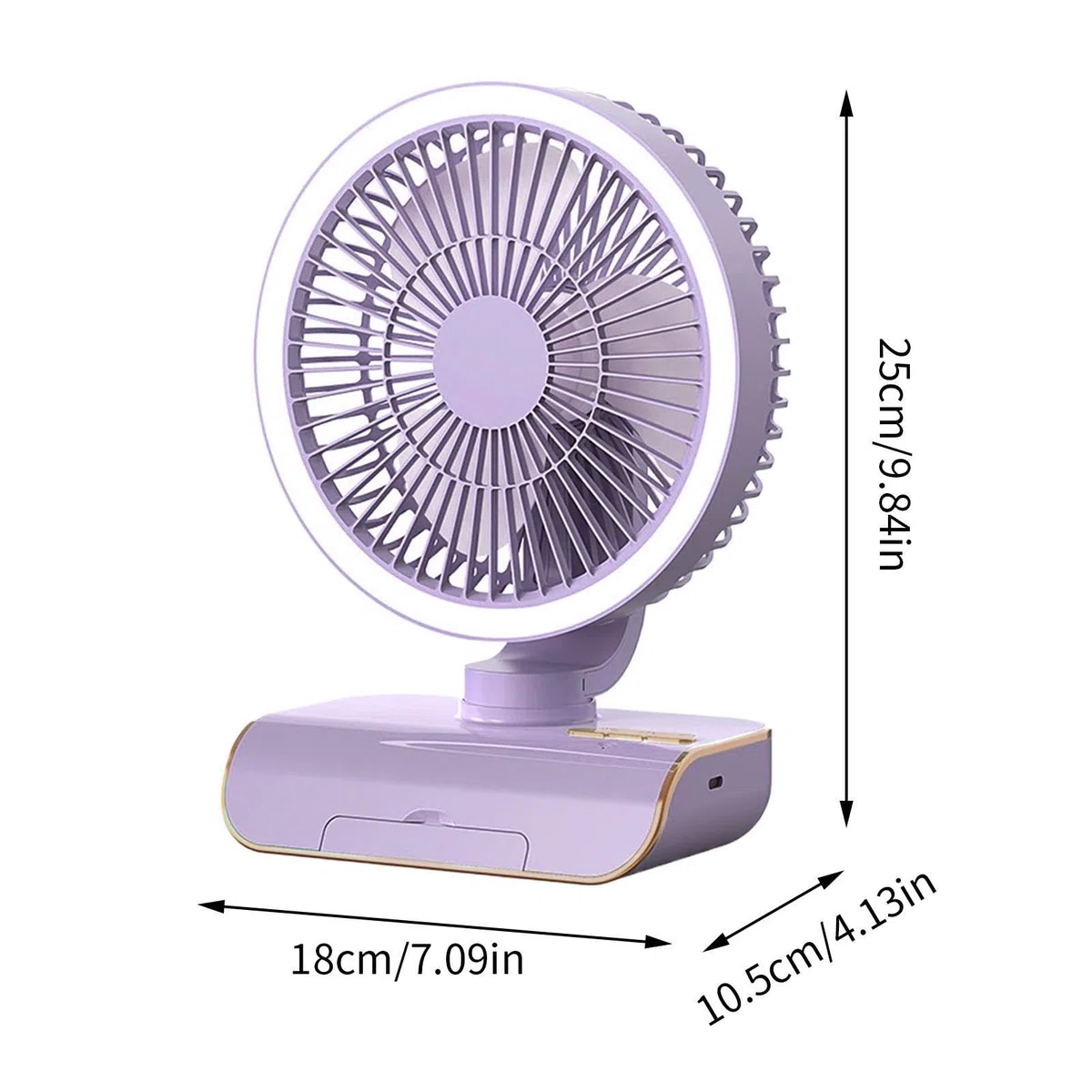 Generico Ventilatore Silenzioso per Camera,Ventilatore a Parete con Telecomando | Indispensabile per il Caldo, Illuminazione a 2 Velocità, 5 Velocità del,Per Camera Da E Comodino