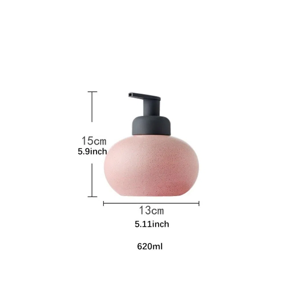 CHICKEN Dispenser di Sapone Multifunzionale per il Bagno e le Mani, Ceramica, B