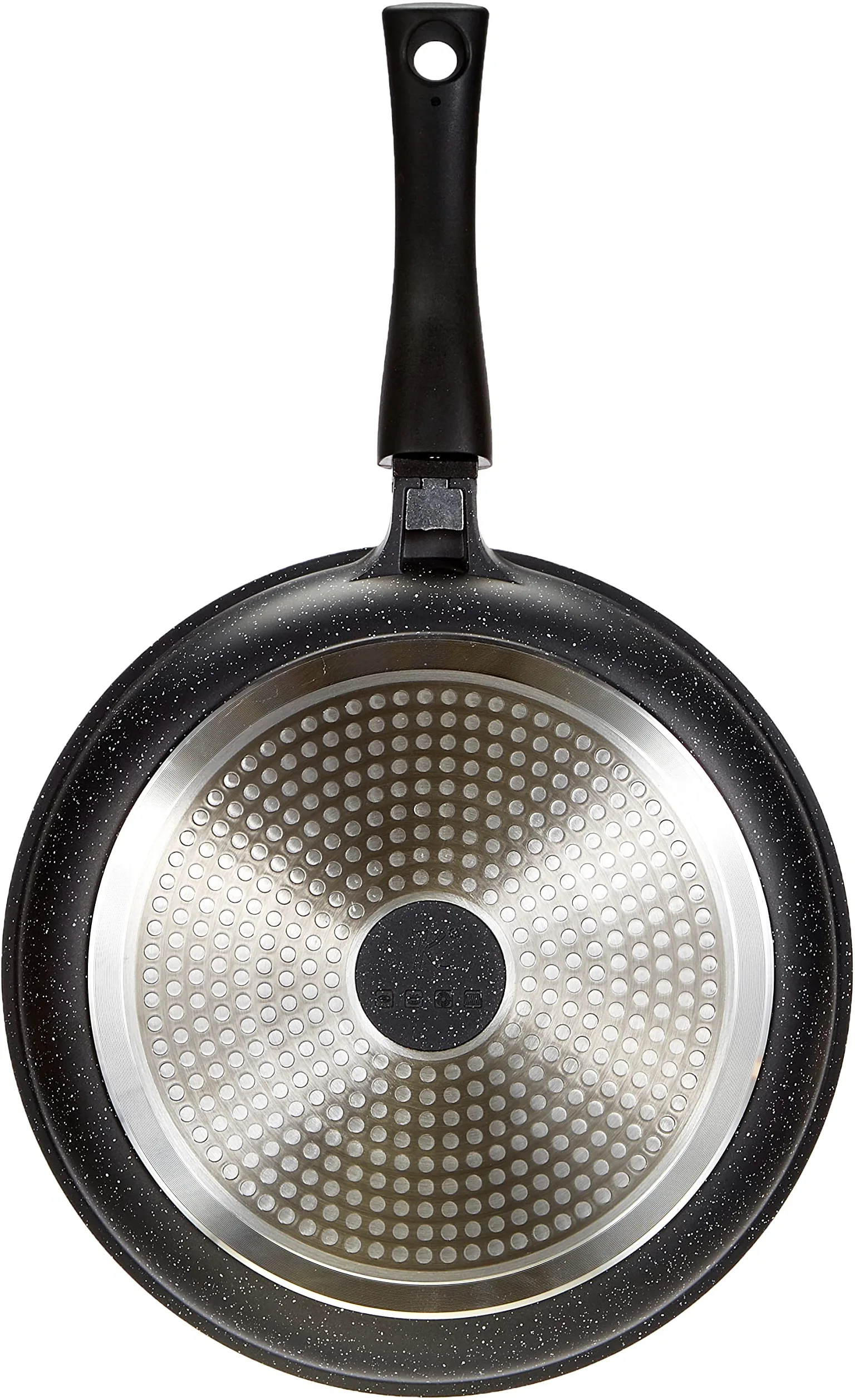 KAMBERG Padella 30 cm, Manico Rimovibile, Ghisa di Alluminio, Rivestimento Antiaderente di Alta Performance Pietra, Tutti Fornelli y induzione, Senza PFOA