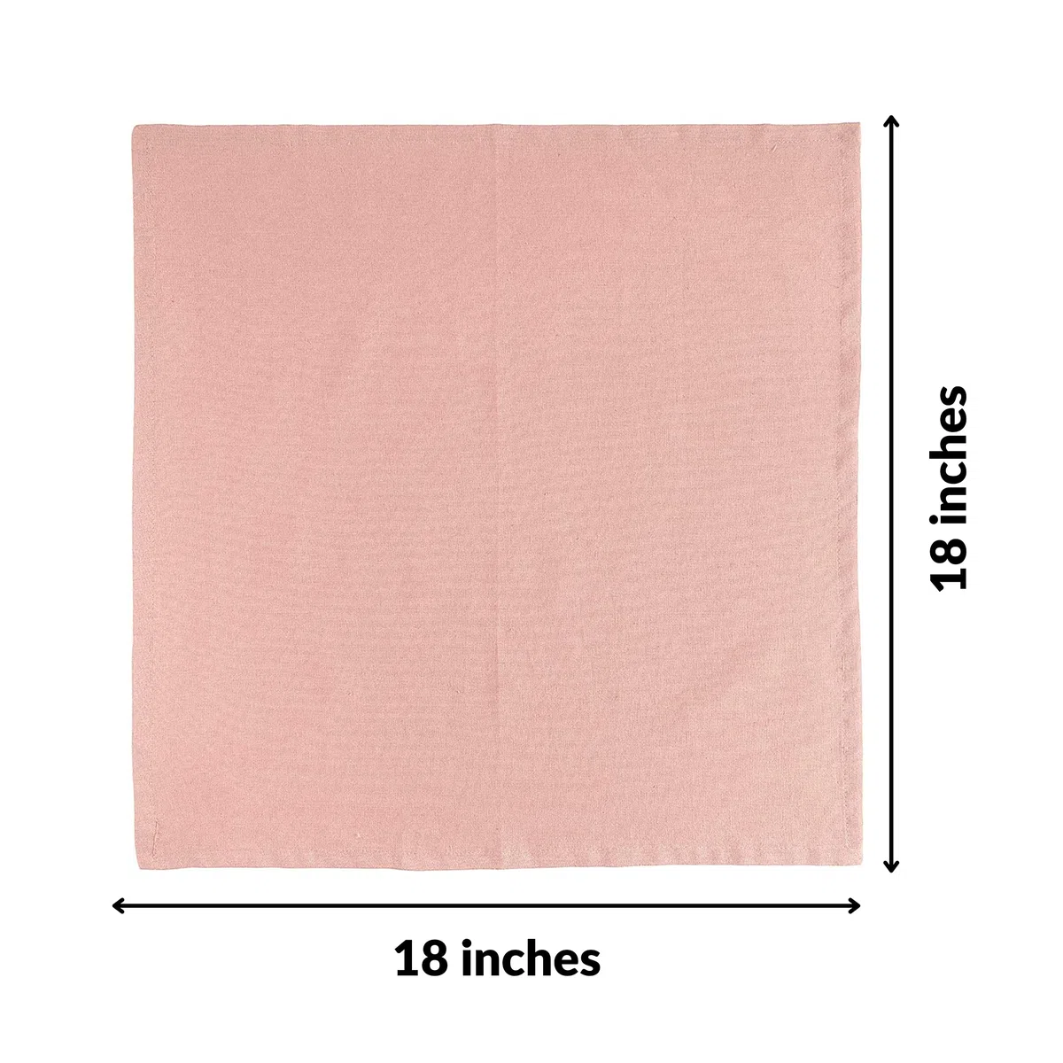 FINGERCRAFT Tovaglioli Di Stoffa Lavabili In Tessuto Di Cotone E Lino, Confezione Da 12 Fard, Qualità Premium, Angoli Smussati Per L'uso Quotidiano I tovaglioli sono Rosa Antico Prelavato