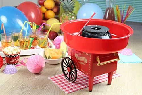 United Entertainment Cotton Candy Maker, Rosso, 30 x 30 x 25 cm